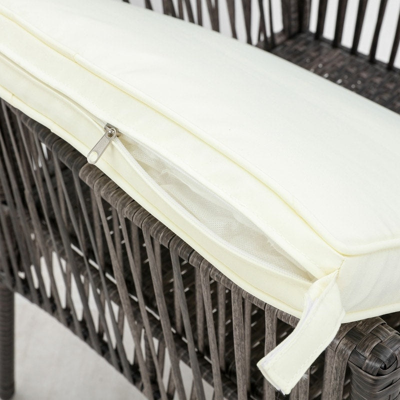 Patio Festival Set da pranzo quadrato da esterno da 5 pezzi