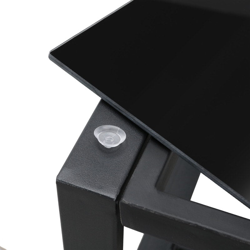 Patio Festival - Set da conversazione in vimini da esterno da 5 pezzi con pouf e tavolo