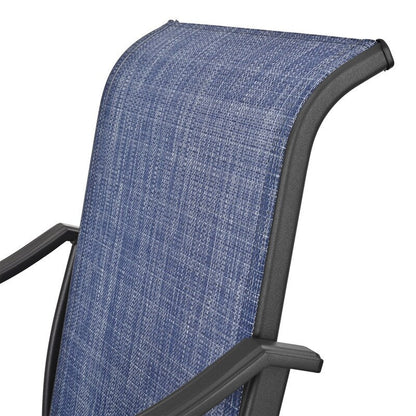 Patio Festival - Set da pranzo bistrot per 4 persone all'aperto con altezza da bar