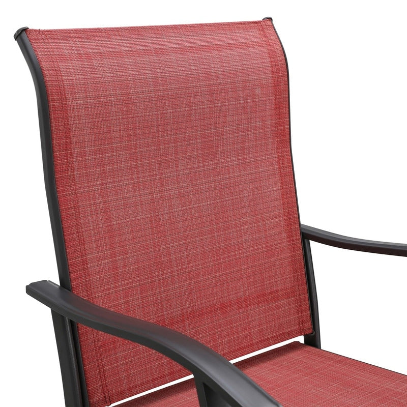 Patio Festival - Set da pranzo bistrot per 4 persone all'aperto con altezza da bar