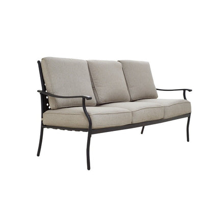 Patio Festival - Set di divani da esterno in metallo da 6 pezzi