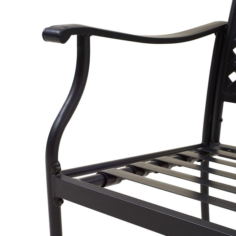 Patio Festival - Set di divani da esterno in metallo da 6 pezzi