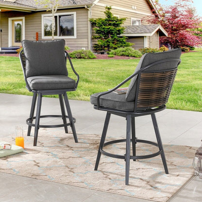 Patio Festival Set da pranzo da esterno con 8 pezzi e cuscini