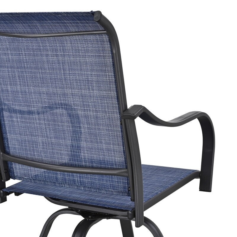 Patio Festival - Set da pranzo da bistrot girevole per 6 persone, altezza bar per esterni