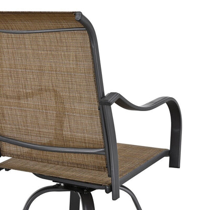 Patio Festival Set da pranzo per esterni da 4 persone, altezza bar rotondo 45,3''