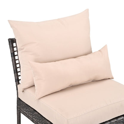 Set di sedute componibili da esterno Patio Festival da 3 pezzi con cuscini