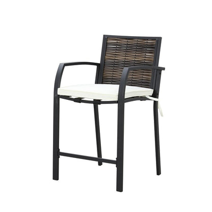 Patio Festival Outdoor Set da pranzo rotondo per 2 persone con cuscini