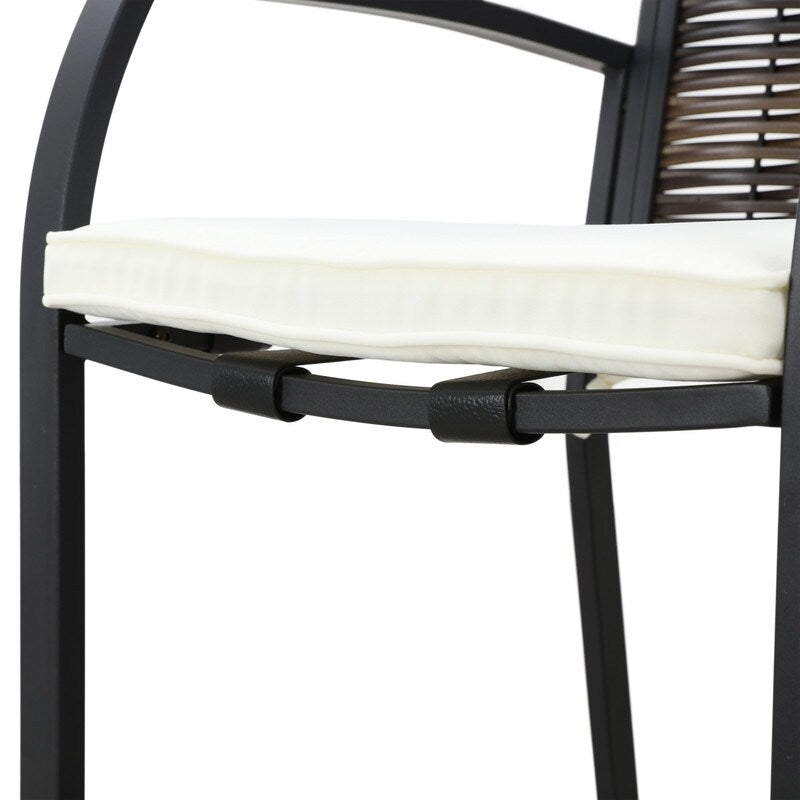 Patio Festival Outdoor Set da pranzo rotondo da bistrot per 4 persone