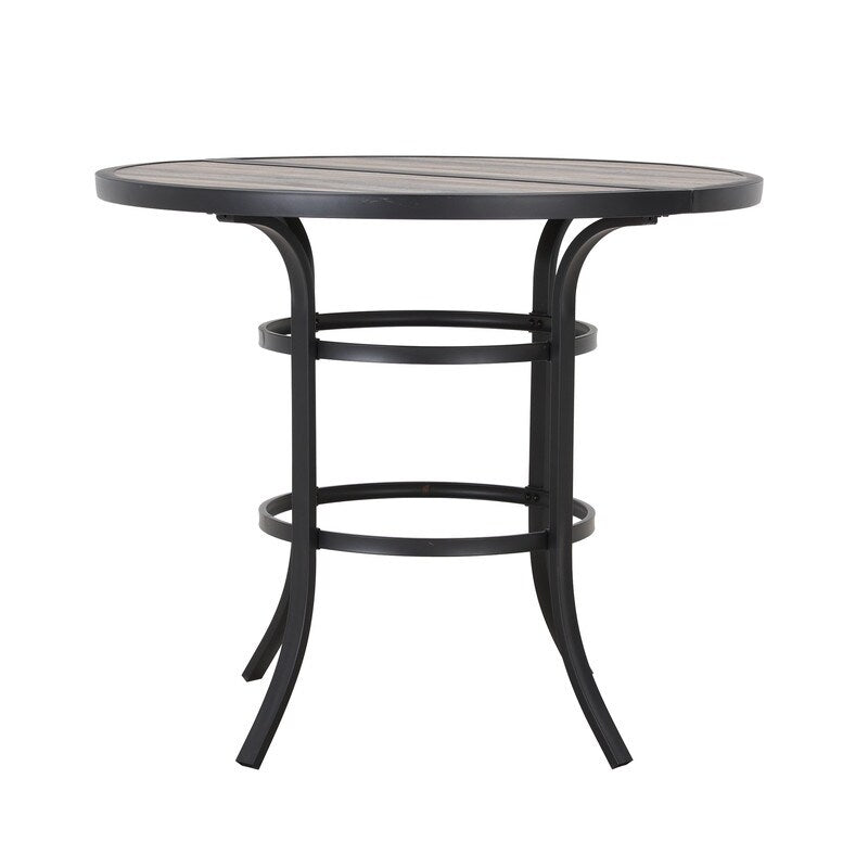 Patio Festival Outdoor Set da pranzo rotondo da bistrot per 4 persone