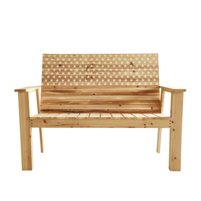 Patio Festival Stars &amp; Stripes Wood - Gruppo di posti a sedere per 4 persone