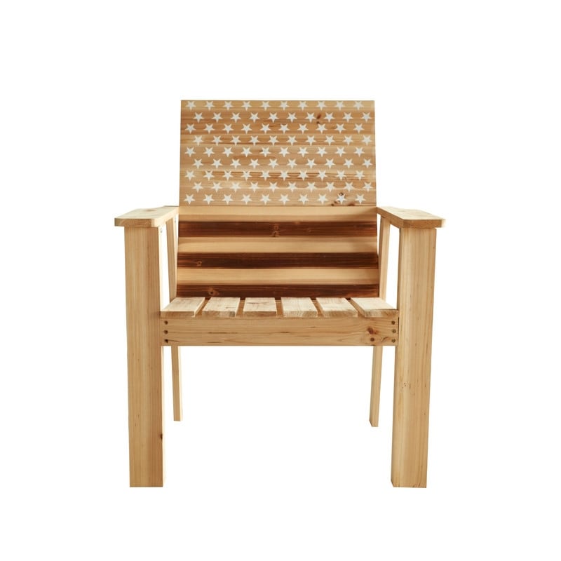 Patio Festival Stars &amp; Stripes Wood - Gruppo di posti a sedere per 4 persone