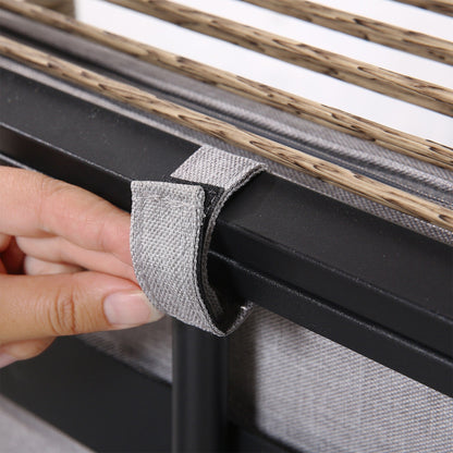 Set di mobili da giardino - Divano componibile da esterno in vimini e rattan, set da conversazione per tutte le stagioni, con morbidi cuscini