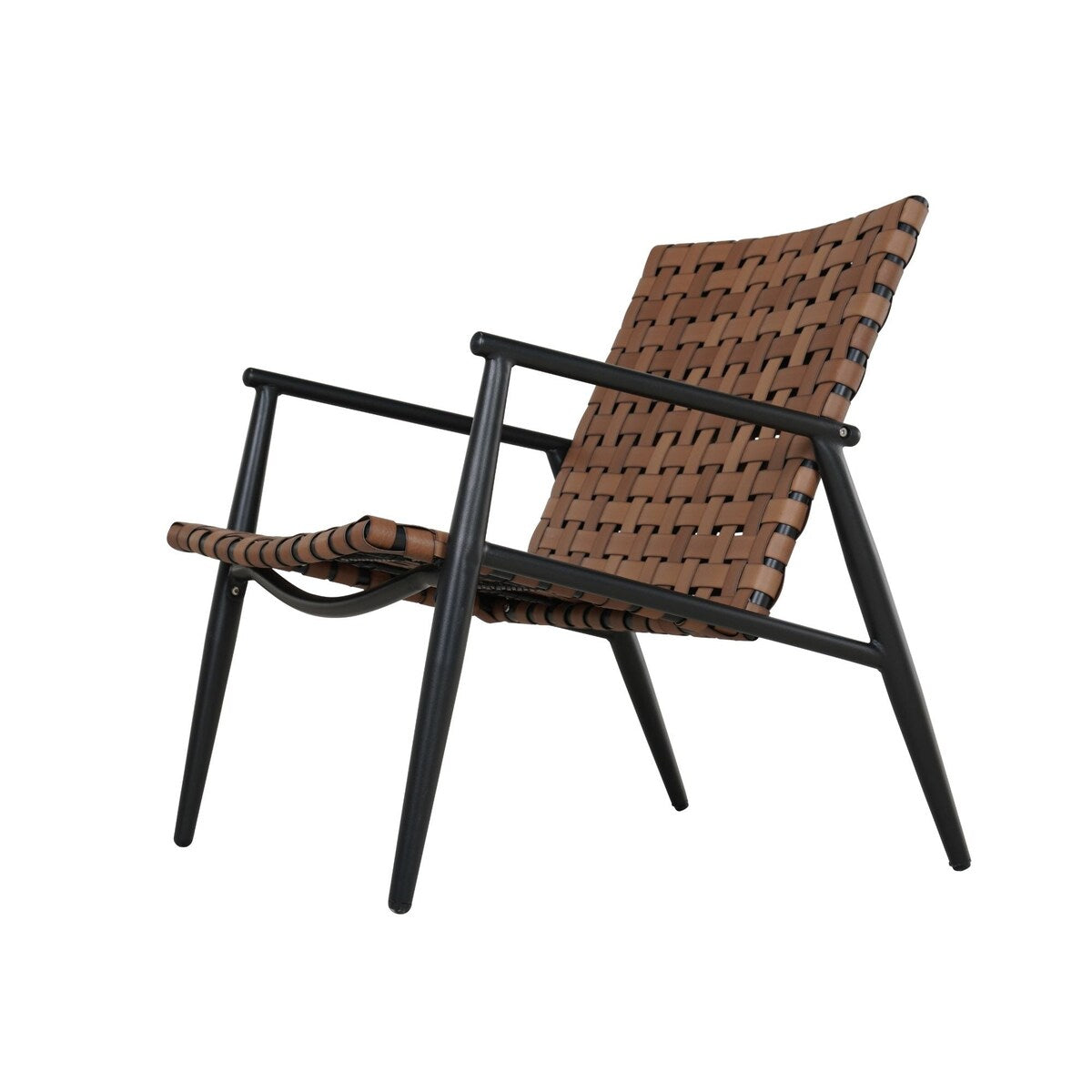 Set di sedie e tavolo Adirondack in vimini e rattan per patio