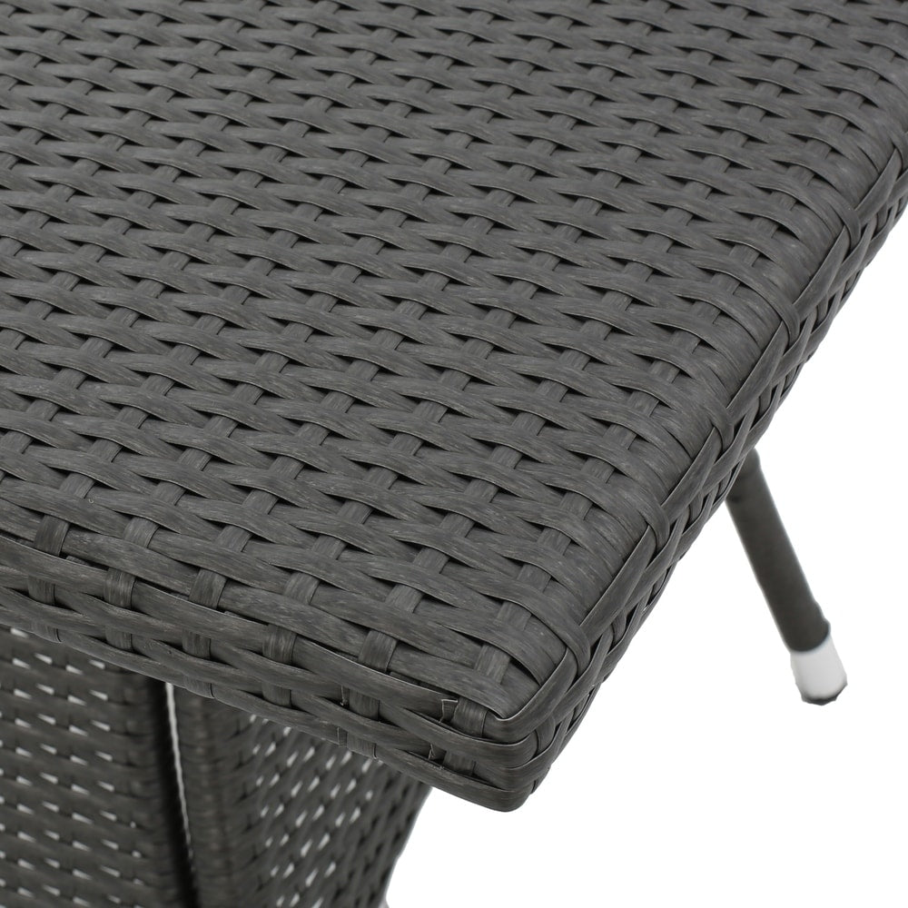 Set da pranzo in vimini da 5 pezzi Patterson Outdoor con cuscini di Christopher Knight Home