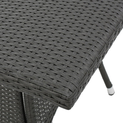 Set da pranzo in vimini da 5 pezzi Patterson Outdoor con cuscini di Christopher Knight Home