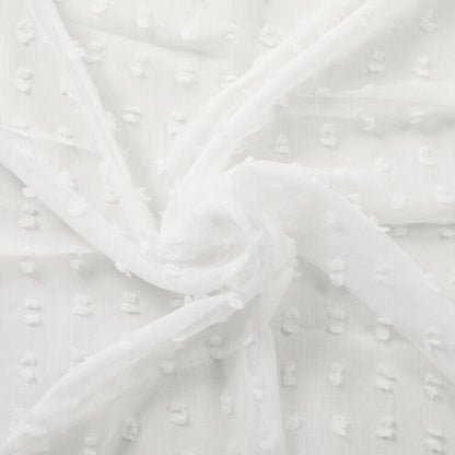 Tenda da doccia trasparente con asole e pompon Nanshing Payton