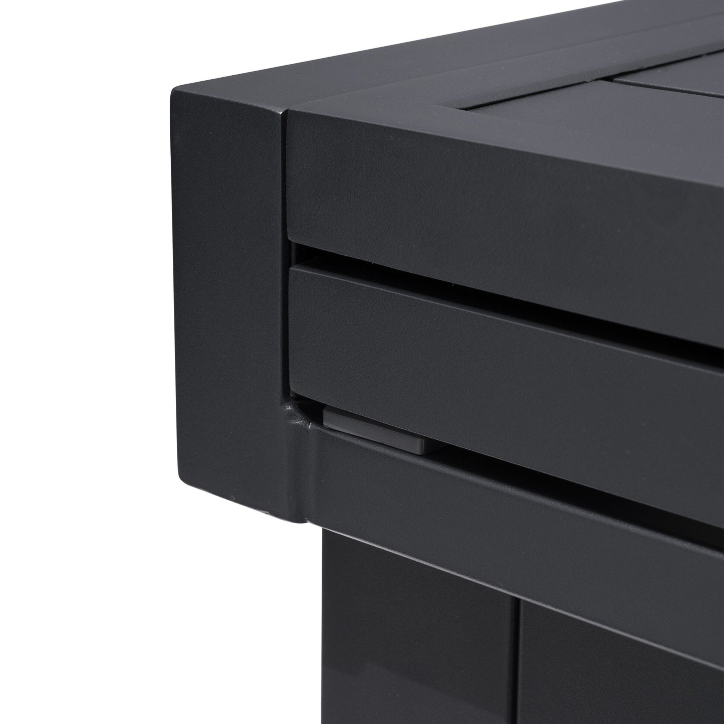 Set da pranzo per esterni in alluminio Pellebant da 5/7/9 pezzi con tavolo estensibile e sedie impilabili