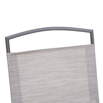 Set da pranzo da esterno Pellebant da 5 pezzi con sedie pieghevoli