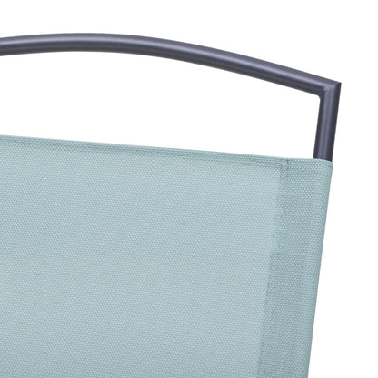 Set da pranzo da esterno Pellebant da 5 pezzi con sedie pieghevoli