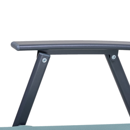 Set da pranzo da esterno Pellebant da 5 pezzi con sedie pieghevoli