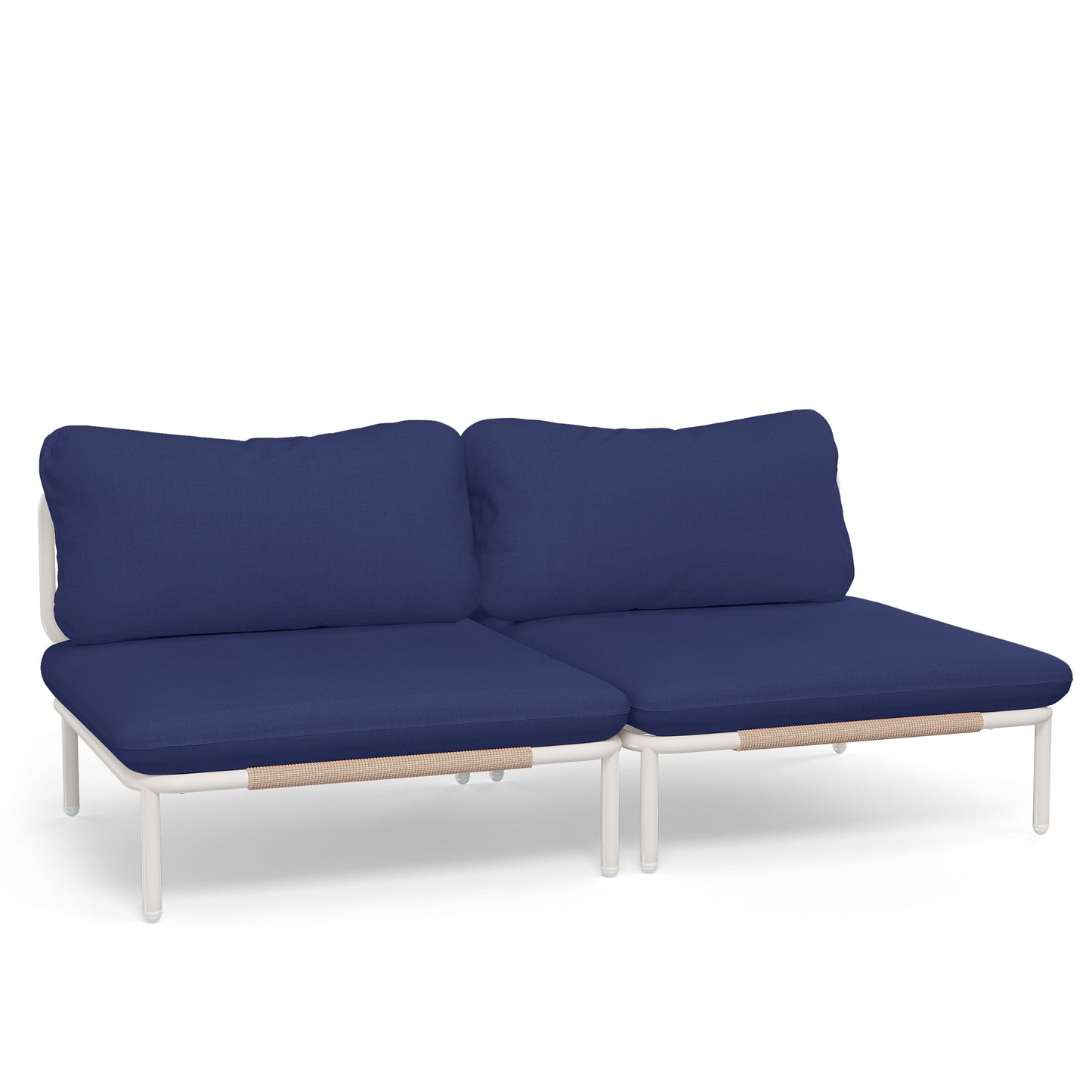 Divano componibile da esterno Pellebant, set di sedute da conversazione per patio