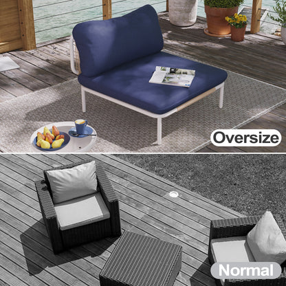Divano componibile da esterno Pellebant, set di sedute da conversazione per patio