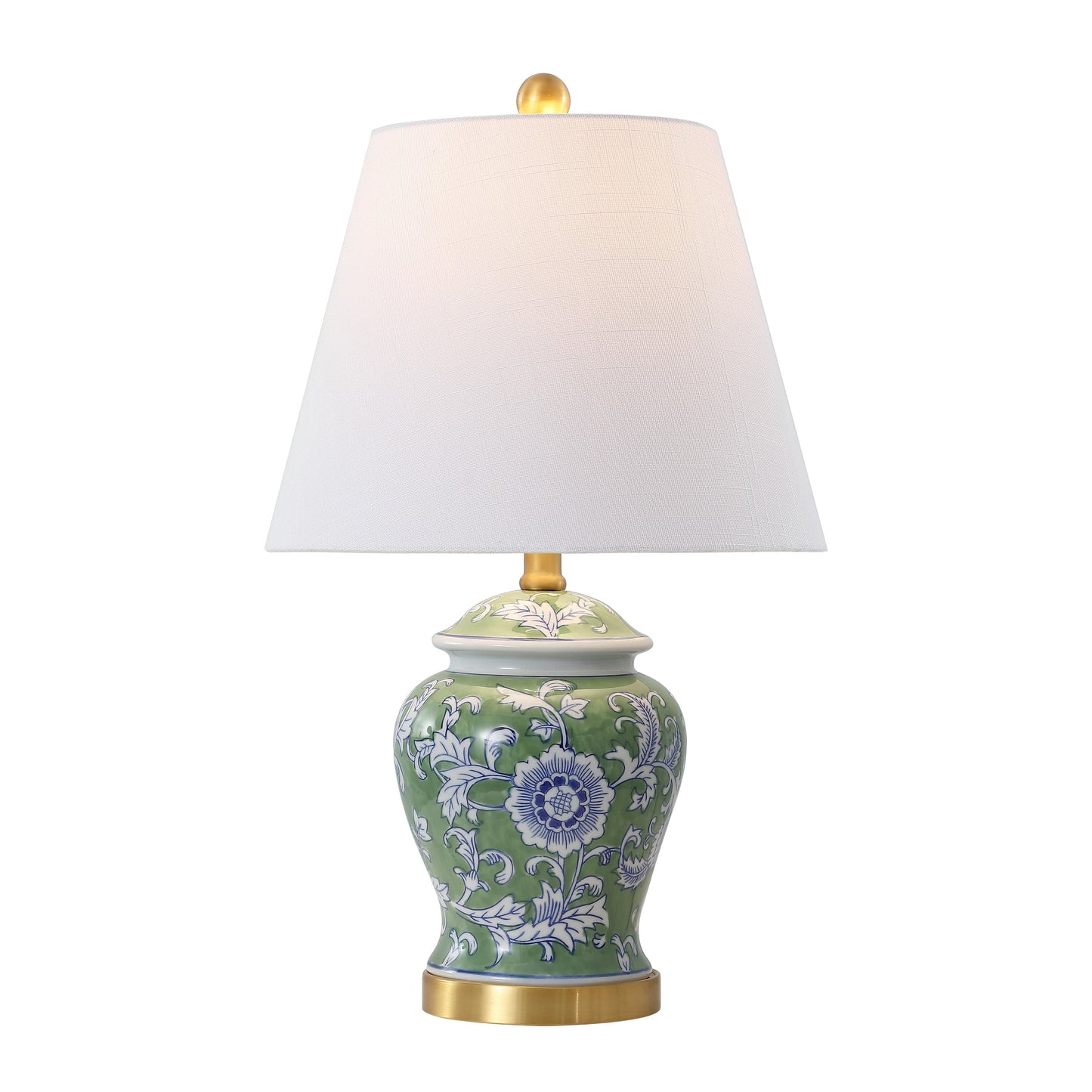 Lampada da tavolo a LED Penelope 22 Chinoiserie, blu/bianca di JONATHAN Y