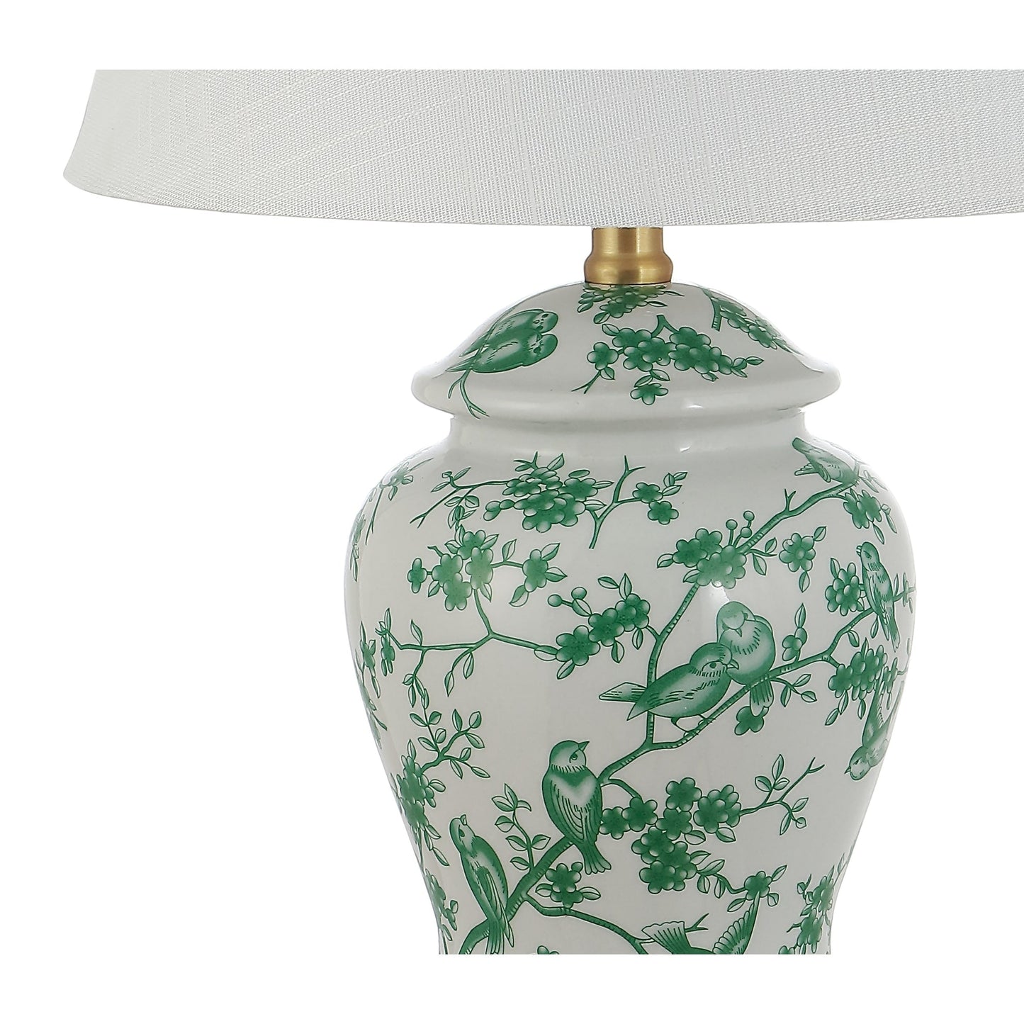 Lampada da tavolo a LED Penelope 22 Chinoiserie, blu/bianca di JONATHAN Y