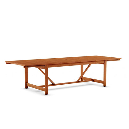 Set da pranzo per esterni Amazonia Macker da 11 pezzi in legno certificato FSC