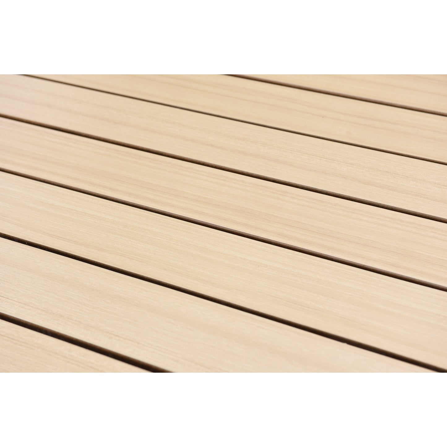 Set da pranzo per esterni da 9 pezzi in legno certificato FSC Amazonia Isra