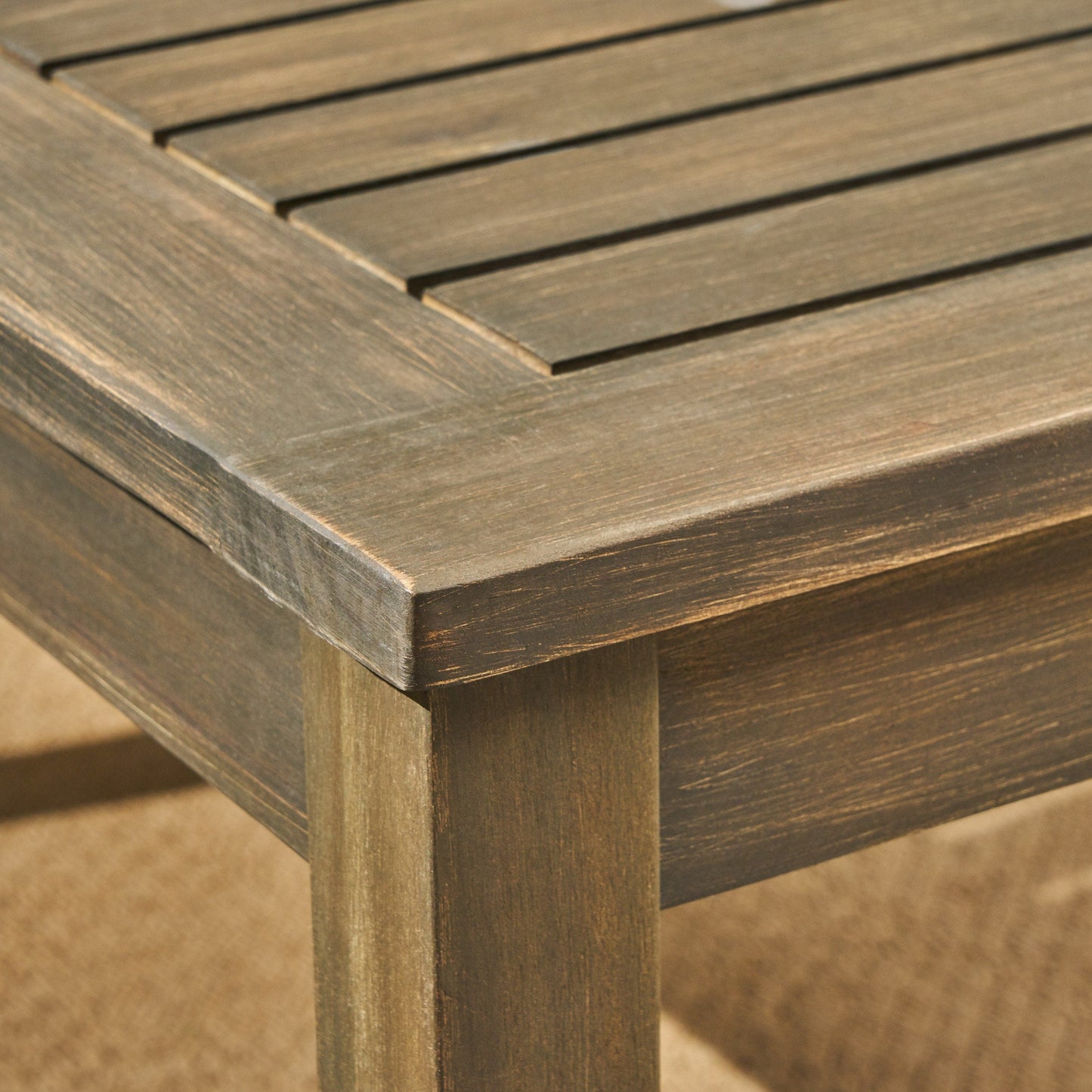 Set componibile da esterno Perla Acacia da 5 posti di Christopher Knight Home