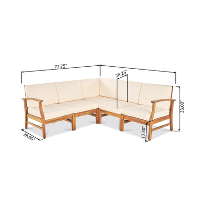 Set da esterno Perla da 5 pezzi di Christopher Knight Home