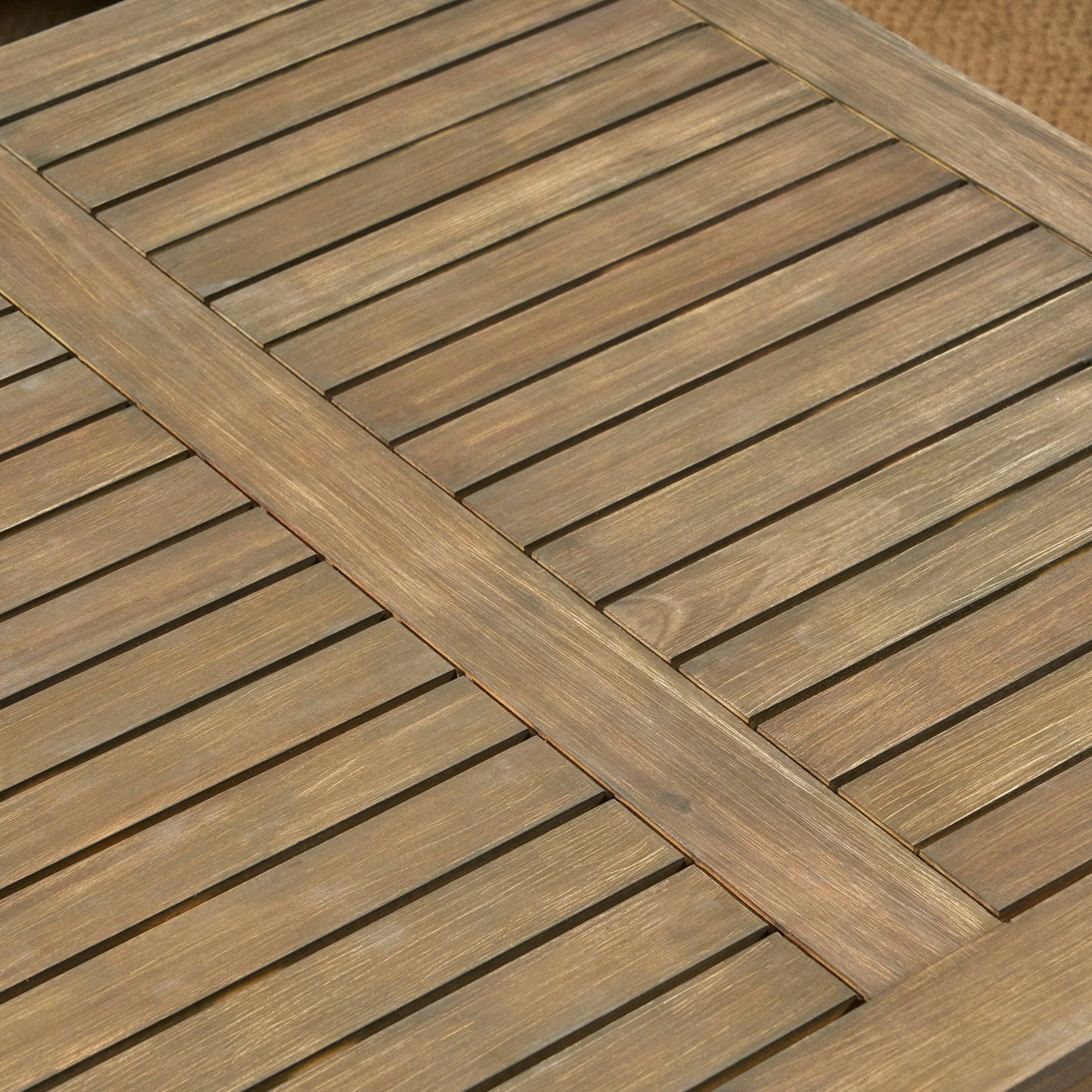 Set di divani da esterno Perla in legno di acacia da 7 pezzi con cuscino di Christopher Knight Home