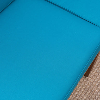 Set da 4 pezzi di divano e tavolo imbottito Perla Outdoor Acacia di Christopher Knight Home