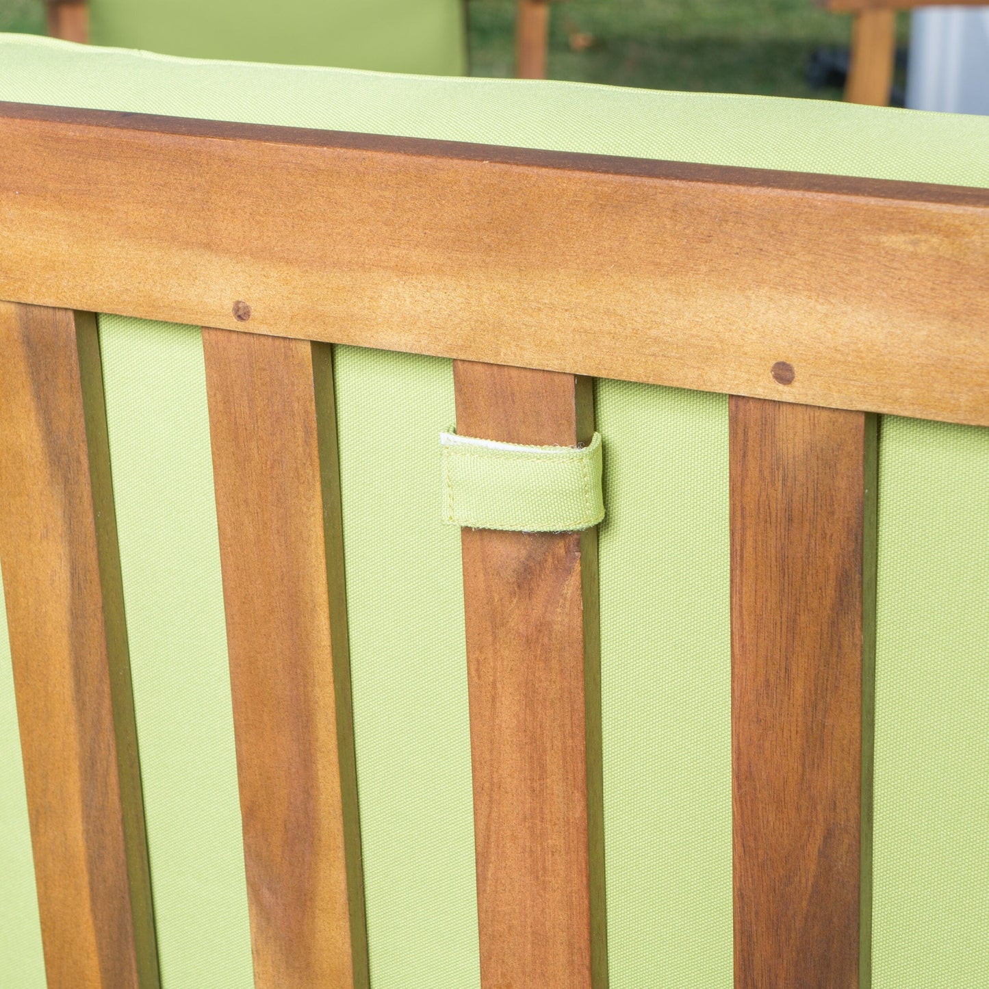 Set da 4 pezzi di divano e tavolo imbottito Perla Outdoor Acacia di Christopher Knight Home