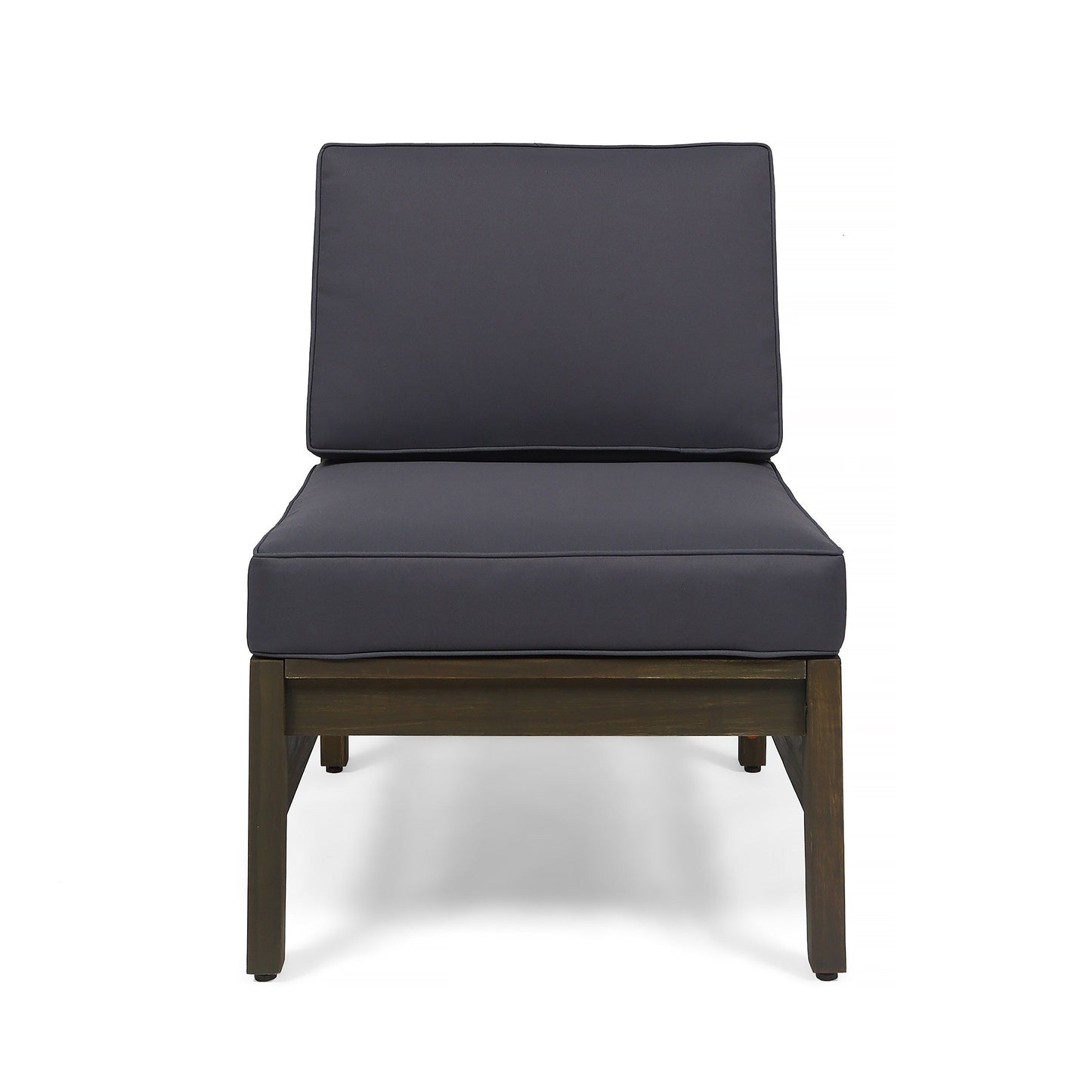 Set da 4 pezzi di divano e tavolo imbottito Perla Outdoor Acacia di Christopher Knight Home