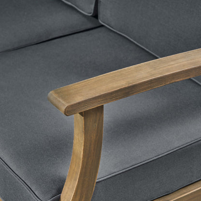 Set da 5 pezzi Perla Acacia con cuscini di Christopher Knight Home