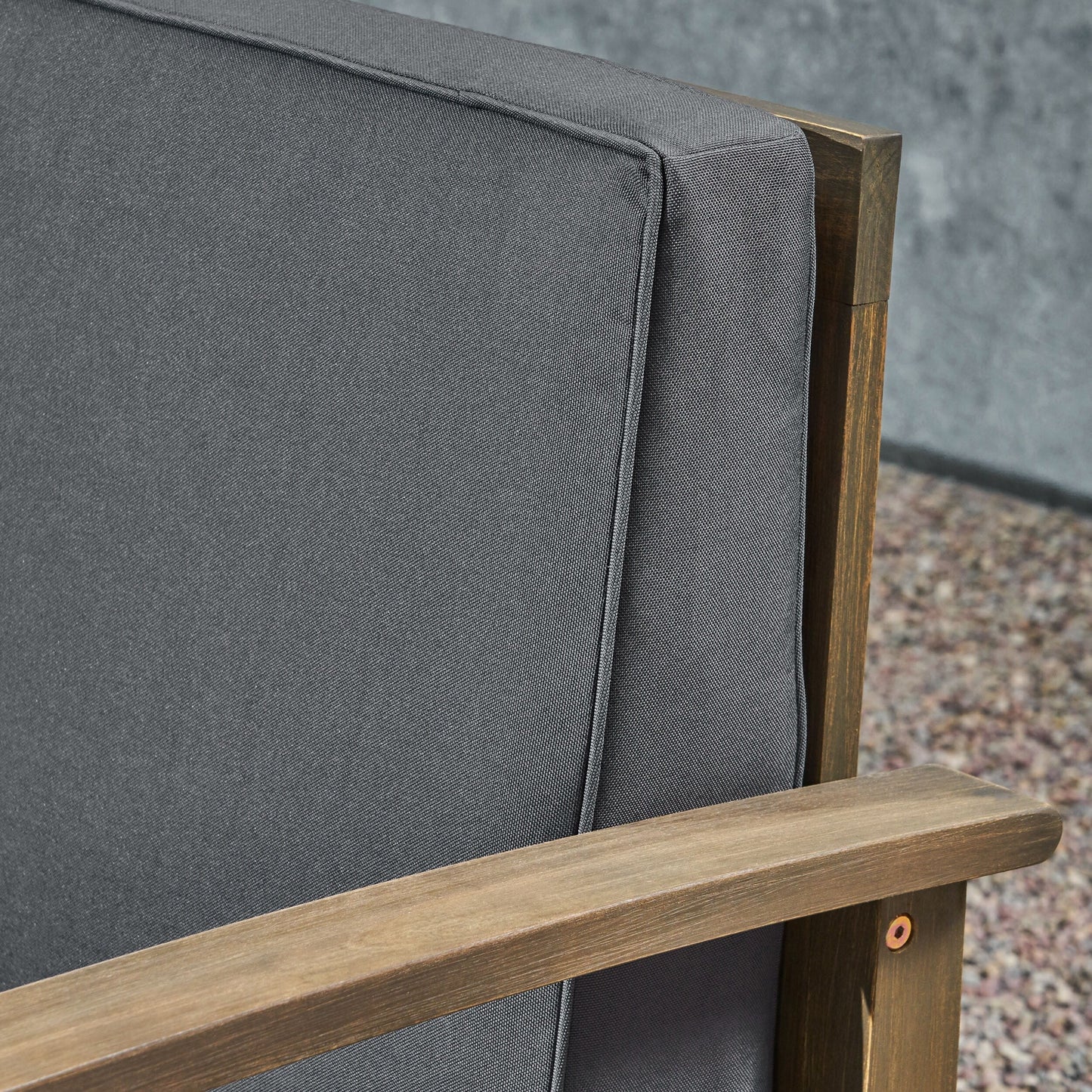 Set da 5 pezzi Perla Acacia con cuscini di Christopher Knight Home