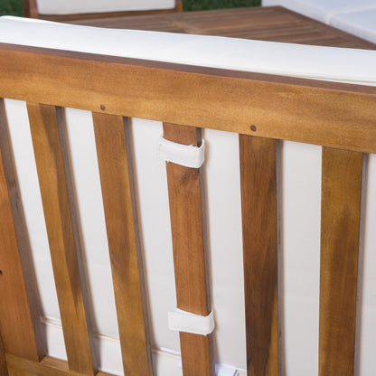 Set di divani da esterno Perla in legno di acacia da 9 pezzi di Christopher Knight Home