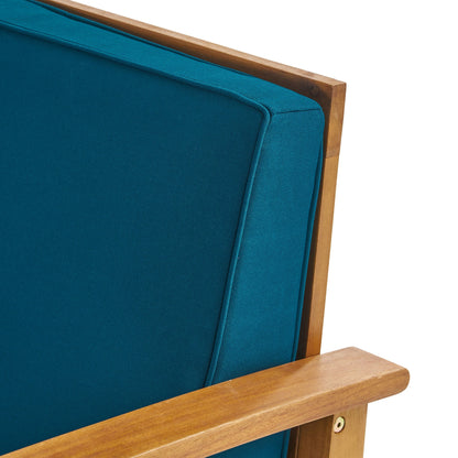 Poltrona da esterno Perla in legno di acacia (set da 2) di Christopher Knight Home