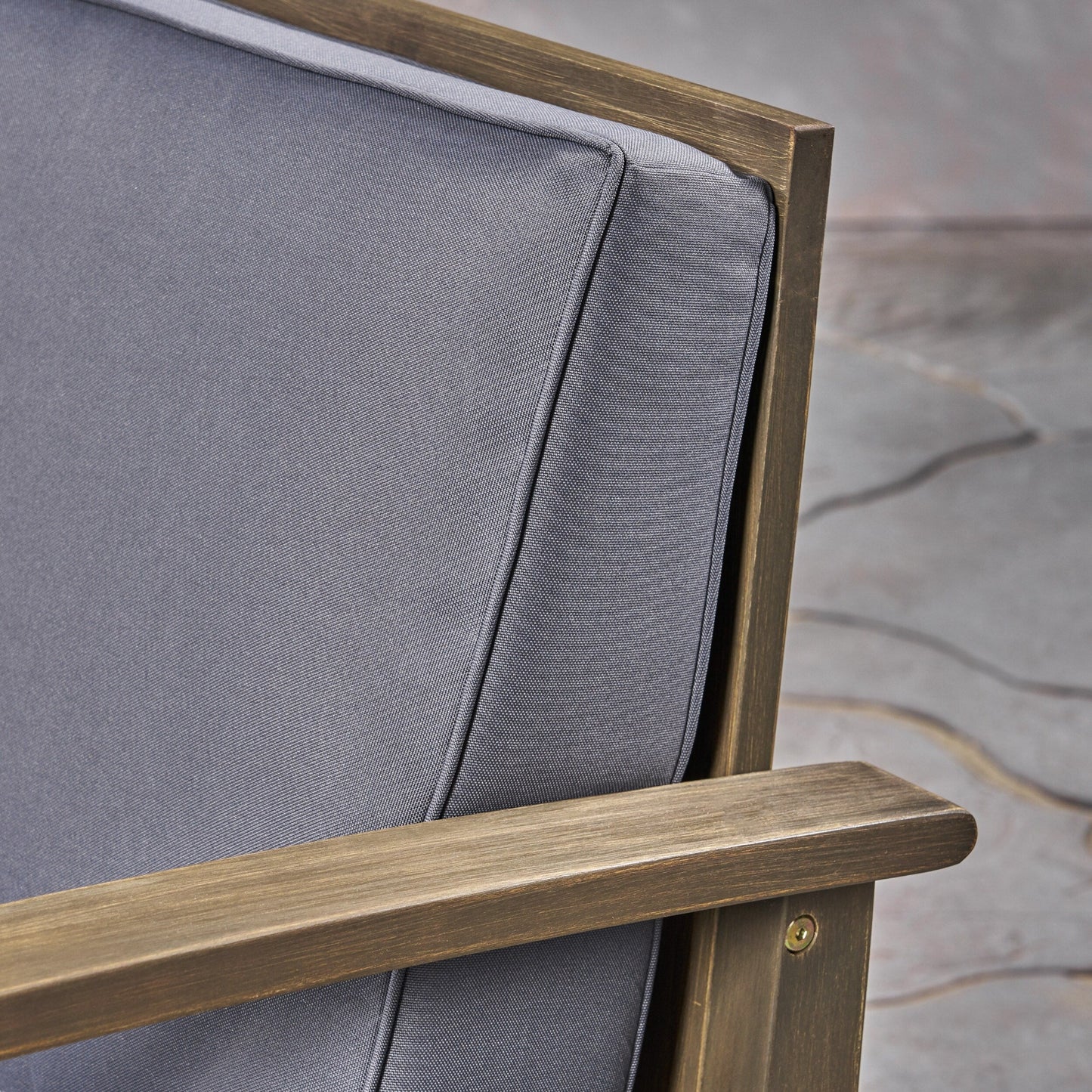 Poltrona da esterno Perla in legno di acacia (set da 2) di Christopher Knight Home