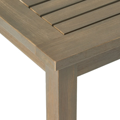 Set di divano e tavolo da esterno in legno di acacia imbottito Peyton di Christopher Knight Home