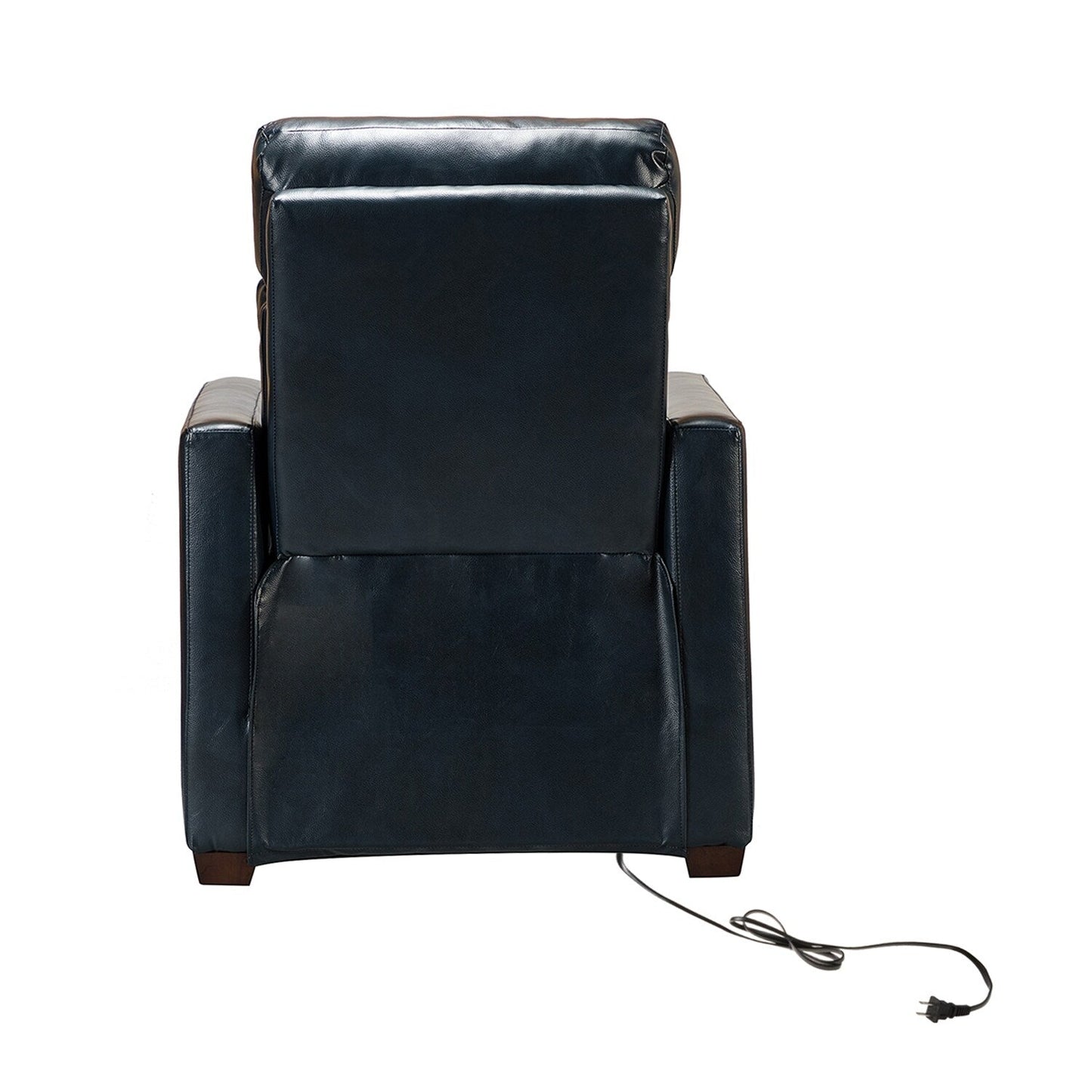 Poltrona reclinabile elettrica Alina 31.50 in vera pelle con porta USB, set da 2