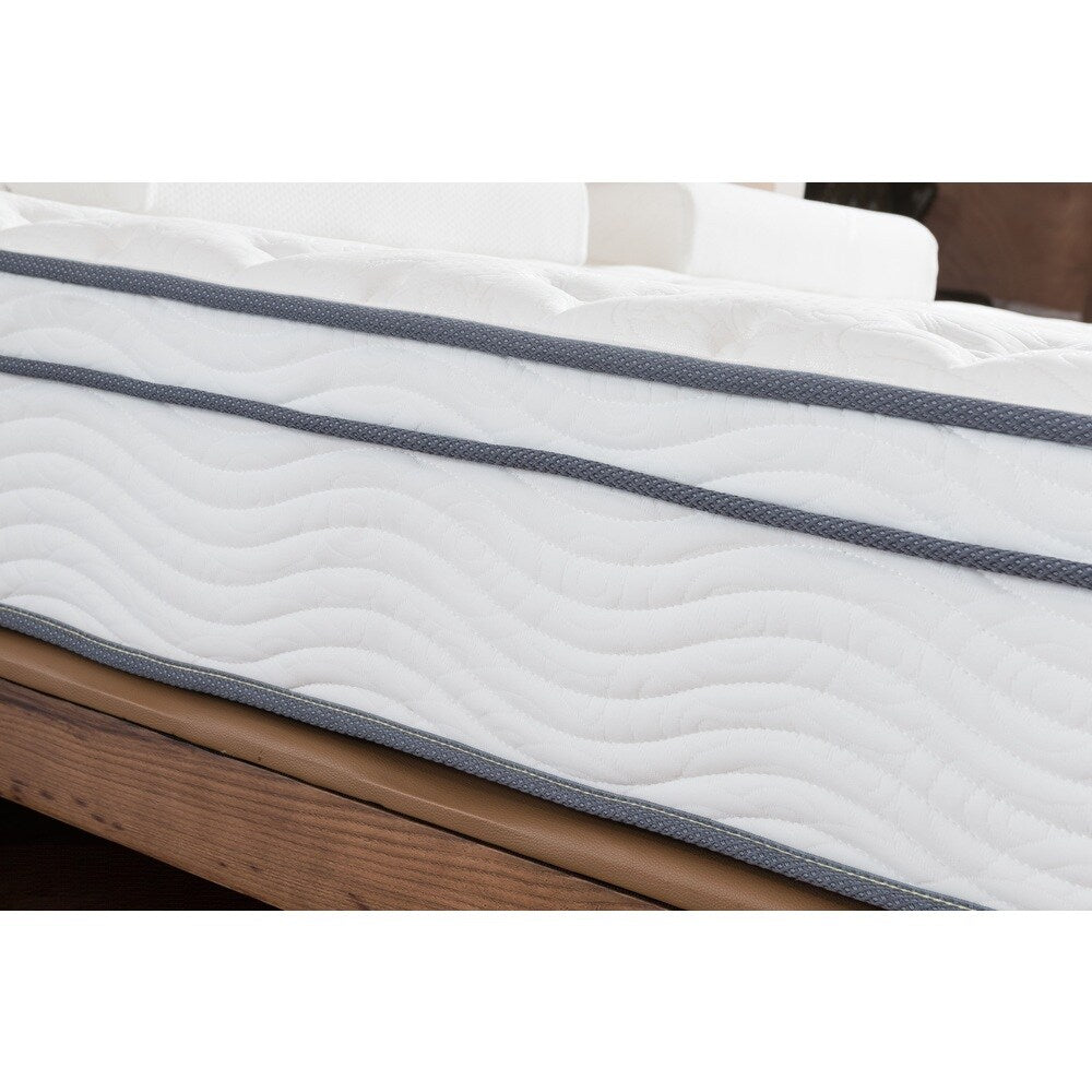 Materasso a molle insacchettate con supporto medio e pillow top di Roundhill Furniture