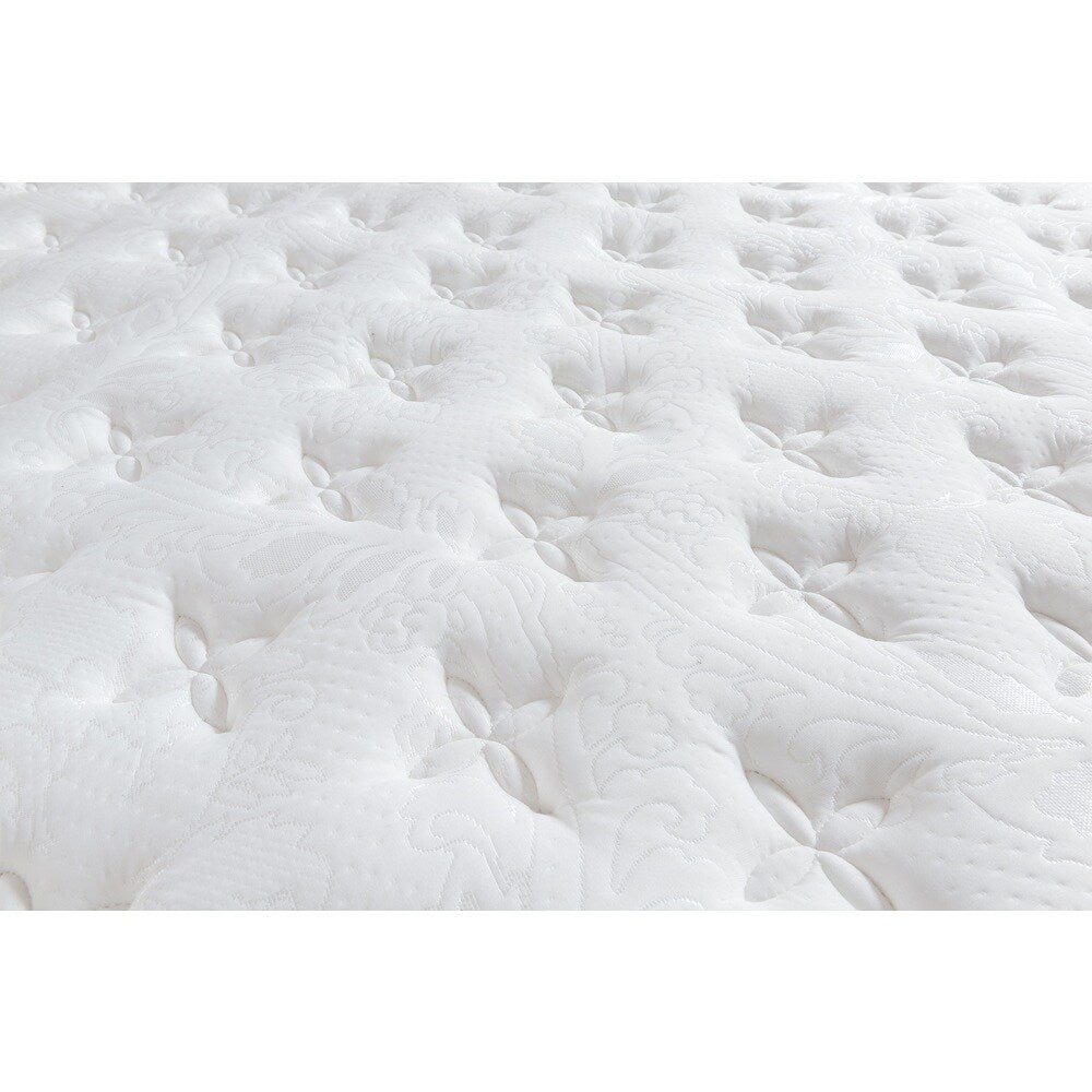 Materasso a molle insacchettate con supporto medio e pillow top di Roundhill Furniture