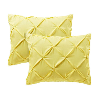 Federa standard Pin Tuck (confezione da 2)