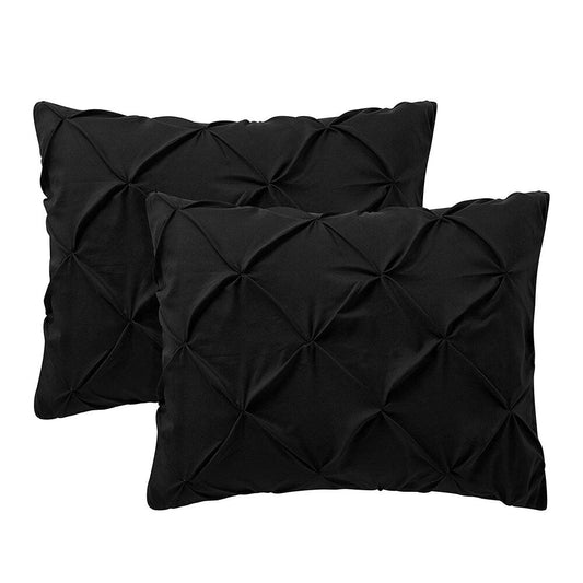 Federa standard Pin Tuck (confezione da 2)