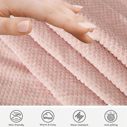 Divano moderno minimalista rosa 105,5 in velluto a coste curvo con 2 cuscini, non richiede montaggio