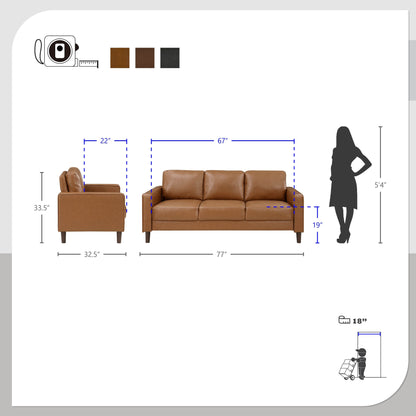 Divano da soggiorno Pitts