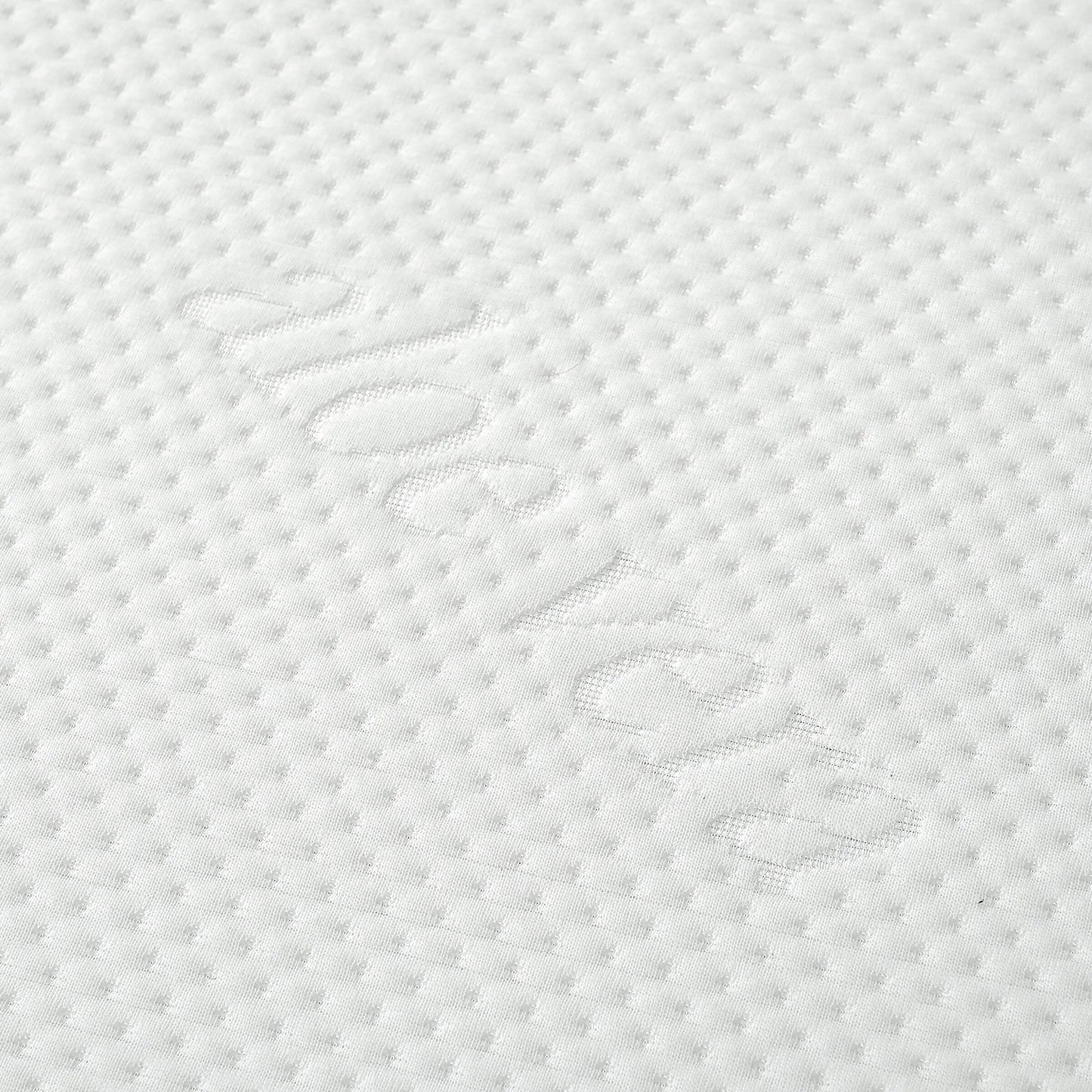 Materasso in memory foam Plush 10 gel di media grandezza in una scatola con fodera traspirante in aloe vera bianca